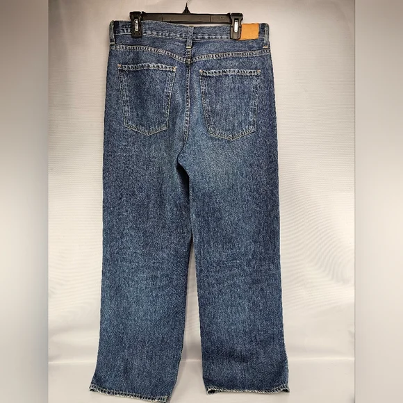 Citizens of Humanity Flavie Blue Rose High-Rise Wide-Leg Button Fly Size 29 - Picture 8 of 15